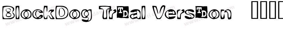 BlockDog Trial Version字体转换